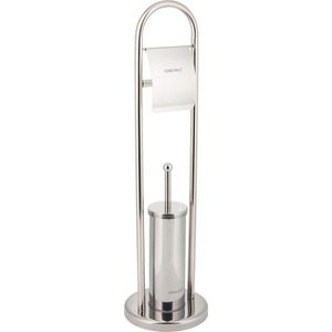 Kinghoff 3221 - toilet borstel & papier houder - RVS