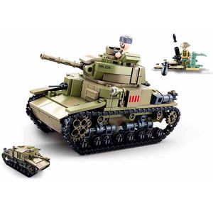 Sluban Army - Middel Grote Italiaanse Tank 2in1