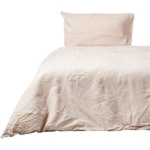 Homescapes linnen beddengoed 230 x 220 cm - beige-naturel, voorgewassen
