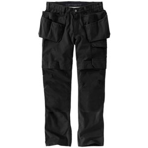 Carhartt Steel Rugged Flex Relaxed Fit Ripstop Double-Front Cargo Work Pant Black W42 L32