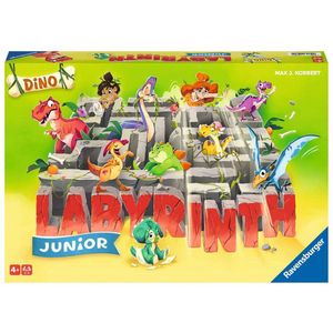 Ravensburger Junior Labyrinth Dino - Het slimme schuifspel voor jonge dino fans