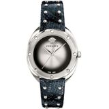 Versace Shadov Silver Black  - VEBM0 0118 - Dames - Horloge - Zilver - 38 MM