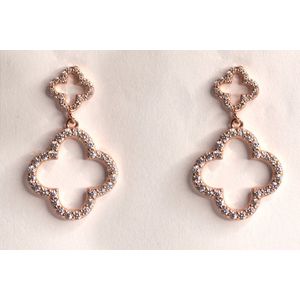 LAREY Mireya mini rose Designer oorhangers