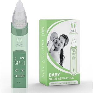 Hunnybunny® Elektrische Neusreiniger voor Baby’s met Muziek en Licht – Neuspeer - Aspirator - Neuszuiger - USB-compatibel