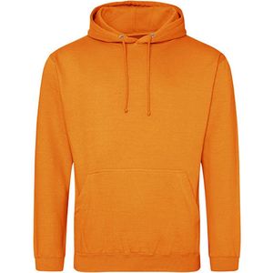 Just Hoods 'College Hoodie' Pumpkin Pie Maat XL