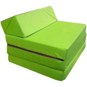 Vouwmatras - Vouwmatras 1 Persoons - Logeermatras Opvouwbaar - Opvouwbare Matras 1 Persoon - Groen - 200 x 70 x 10 CM