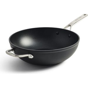 KitchenAid Hard geanodiseerd aluminium wok ø30cm - zwart - inductie - anti-aanbak