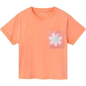 Name It Girl-T-shirt--Peach Ne-Maat 146/152