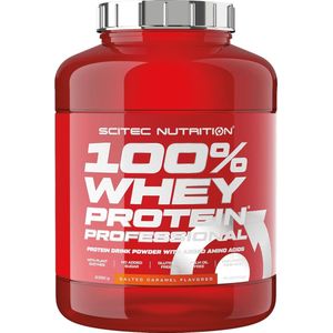 Scitec Nutrition - 100% Whey Protein Professional (Salted Caramel - 2350 gram) - Eiwitshake - Eiwitpoeder - Eiwitten - Proteine poeder