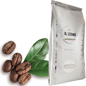 IL Leone Espresso Bionda Lungo - 1KG - De meest meest smaakvolle espresso koffiebonen - Koffiebonen - gemaakt in het oudste Italiaanse koffiehuis ter wereld - Italiaanse koffie - Sensationele smaakbeleving - Dark Roast - Espresso bonen