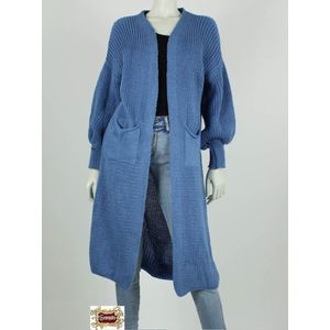 Vest Lady - Jeans Blauw - One Size (maat 38 t/m 40/42)