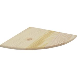 Duraline wandplank - massief grenen - FSC 18mm - 40x40cm - hoek plank