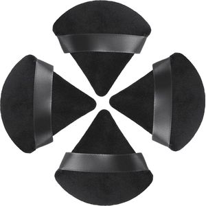 Make-up Poeder Puff Set - 4 Stuks Driehoekige en Vrije Kwasten voor Gezicht en Lichaam