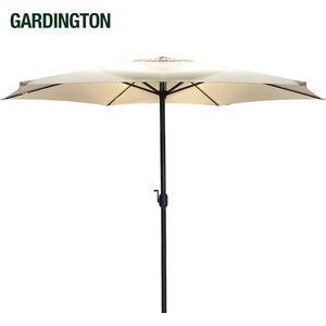 Gardington Parasol – Aluminium – Zonnedoek /Zonneluifel/Zonnescherm/Zonnewering – Crème – 300 cm