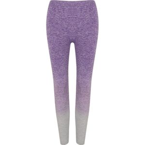 Tombo Ladie's seamless fade-out leggings TL300 - Light Grey Marl / Purple Marl - L/XL