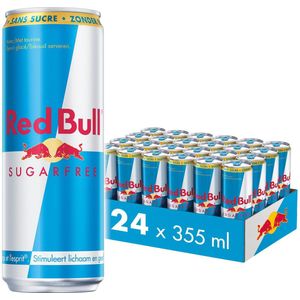 Red Bull - Sugarfree Energy Drink - Koolzuurhoudende Energiedrank - 24 x 35,5 cl - Voordeelverpakking