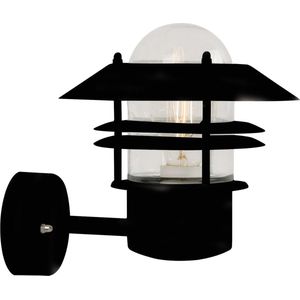 Nordlux Blokhus-wandlamp-up-E27-zwart