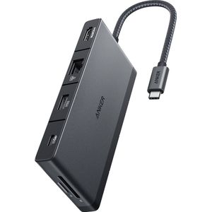 Anker 552 USB-C Hub 9-in-1 HDMI/ (Micro)SD / USB-A / USB-C / Ethernet