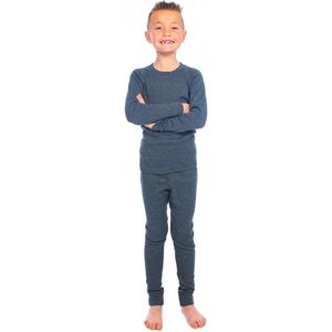 Heatkeeper thermo broek/shirt pack kinderen - Antraciet - 152/164