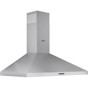 Wiggo WE-C930P(X) - Wandschouw Afzuigkap - 90cm - Rvs