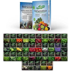 Set van 35 verschillende groente- en kruidenzaden - startermix voor binnen en buiten tuinieren