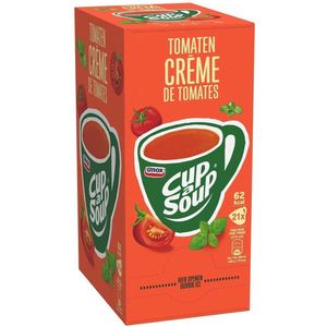 Cup-a-soup unox tomaten creme 175ml | Doos a 21 zak | 4 stuks