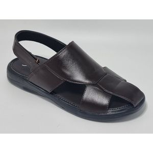 Millat - Heren Sandalen - Sandalen voor Heren - Sandalen met een Dichte Neus - Bruin - Maat 42