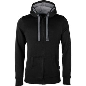 Men´s Hooded Jacket met ritssluiting Black - 3XL