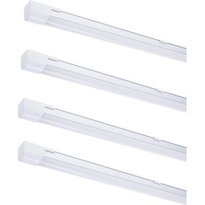 Indoor LED TL Verlichting set 150 cm - Compleet armatuur incl. LED TL buis - 4PACK