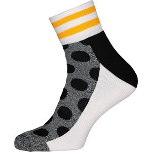 Happy Socks Big Dot 1/4 Crew Sock - korte sok met stippen - Unisex - Maat: 36-40