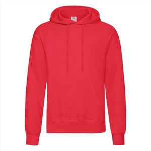 Fruit of the Loom - Classic Hoodie - Rood - XL