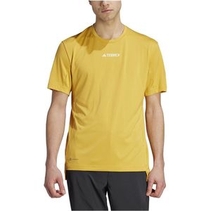 Adidas Terrex Multi T-shirt Met Korte Mouwen Geel M Man