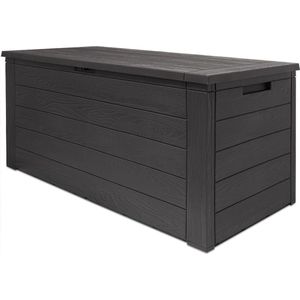 DBA Opbergbox Antraciet 120 x 46 x 57cm - Buiten - Geschikt voor terras, balkon en tuin