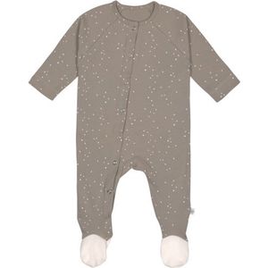 Lassig Pyjama With Feet - Gots Sprinkle - Taupe - MT. 62/68