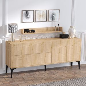 Emob - Dressoir - Bruin - 180x40x55 cm