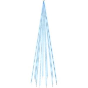 vidaXL-Vlaggenmast-kerstboom-732-LED's-blauw-500-cm