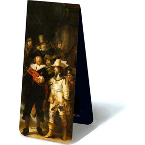 Magnetische boekenlegger, De Nachtwacht, Rembrandt van Rijn - Multicolour donker