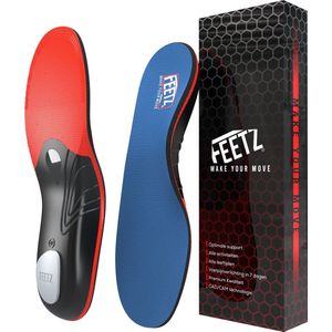 Feetz® 'ProSole' Hielspoor Zooltjes - Medische Inlegzolen voor Hielspoor, Fasciitis Plantaris & Platvoeten - Man & Vrouw - Ontworpen door Podotherapeuten - Maat 46