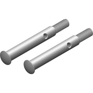 Team Corally - Wheel Axle - Front - Steel - 2 pcs