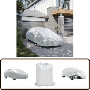vidaXL Autohoes - XXL - Zilver - Waterbestendig Autohoes - Autobedekking - Car Cover - Sedan - Xxl