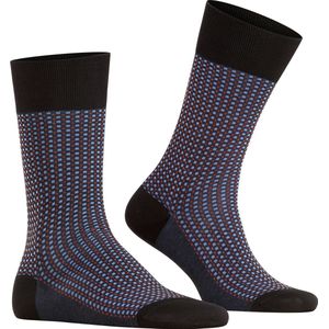 FALKE Uptown Tie herensokken - zwart (black) - Maat: 45-46