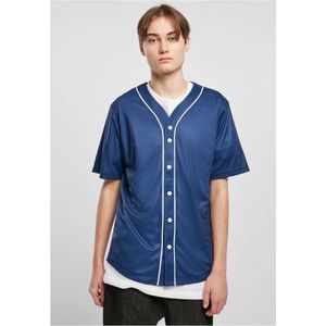 Urban Classics - Baseball Mesh Jersey Shirt - M - Blauw