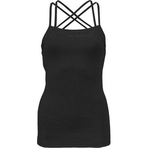 Papillon Top Double Spaghetti Strap Ballettop - Maat M  - Vrouwen - zwart