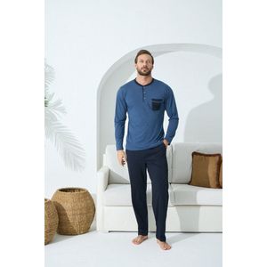 Heren Huispak / Pyjama Pablo / Plus Sizes / Indigo kleur / 4XL