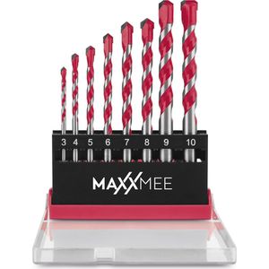 MAXXMEE Multi-purpose boren set, 8-delig