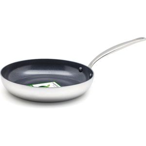 GreenPan Barcelona Evershine koekenpan 24cm - zilver - inductie - PFAS-vrij
