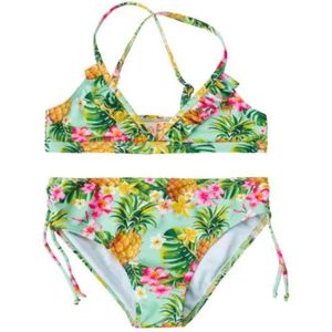 UBS2 Bikini met bloemen/ananasmotief