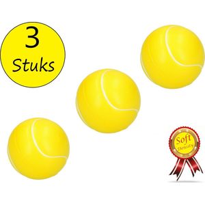 Stressbal Soft Density 3 Stuks – Sensomotorische Stimulatie – Anti Stress – Tennisbal