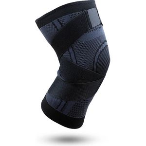 3D professionele kniebrace - Kniebrace sport - Knieband - Compressieband - Kniebrace volwassenen - Maat L - Maat 40cm / 45cm