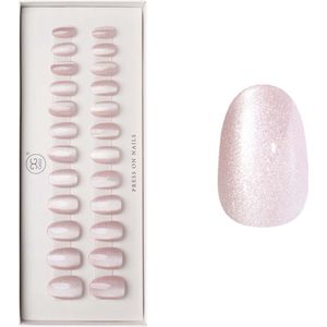 Gelzz Soft Gel Press On Summer Blossom (16) -Medium Round -Semi transparante kleur -